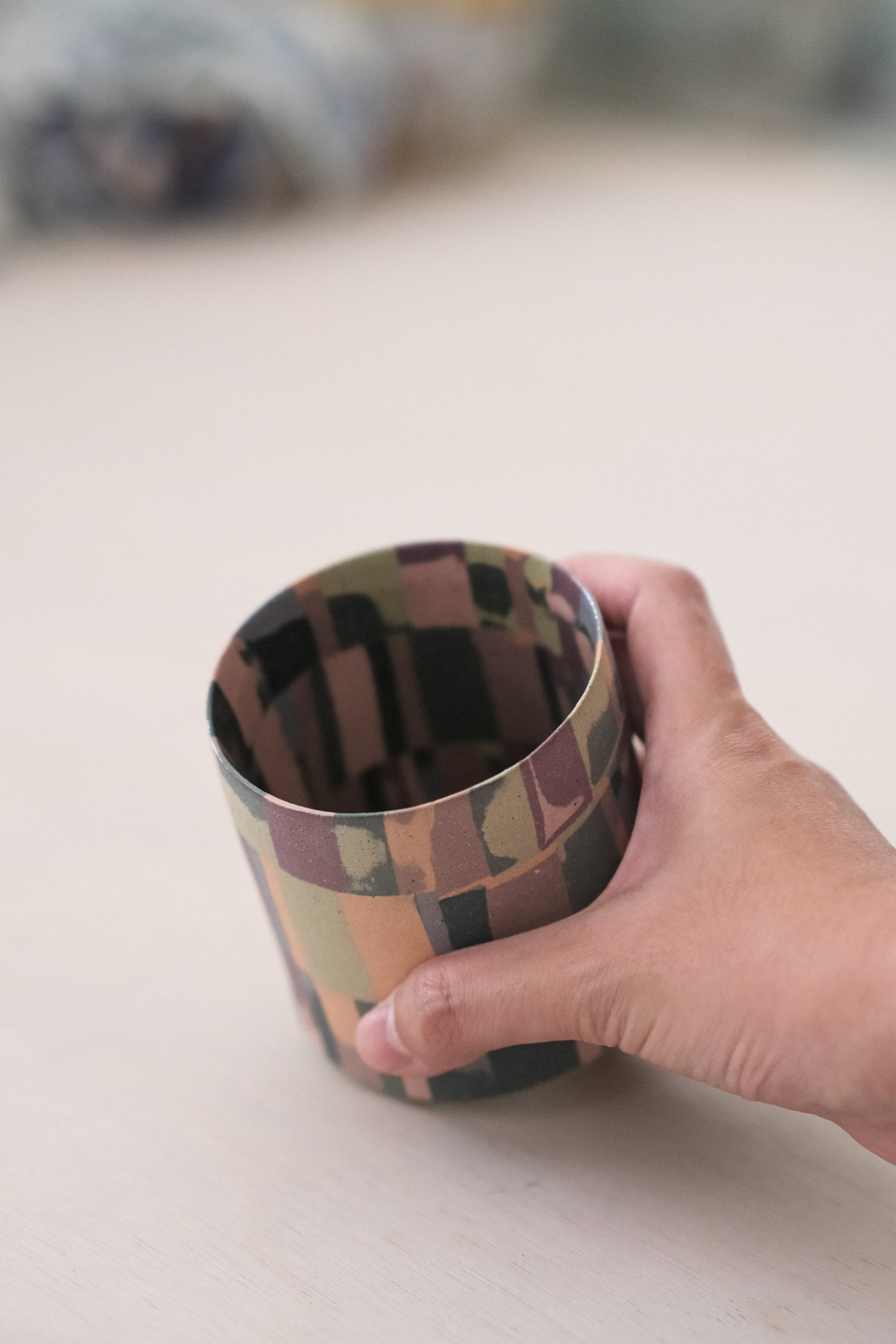 #004 Dana Cup - Purple Green